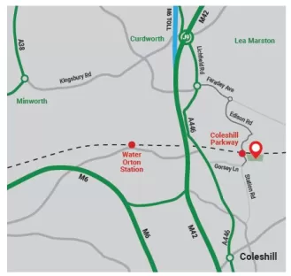 Coleshill map