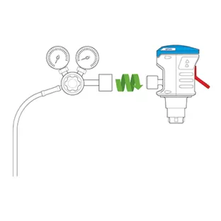 Attach your regulator