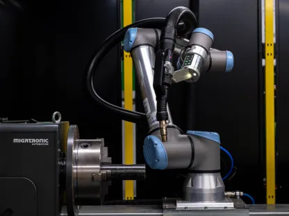 Welding cobot on pause