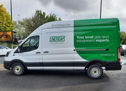 Energas delivery van