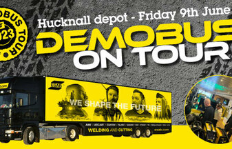 Save the date - ESAB Demo bus is coming Friday 9th June to your local Hucknall depot
